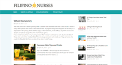 Desktop Screenshot of filipinonurses.org