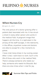 Mobile Screenshot of filipinonurses.org