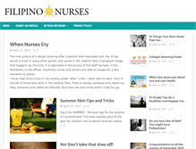 Tablet Screenshot of filipinonurses.org